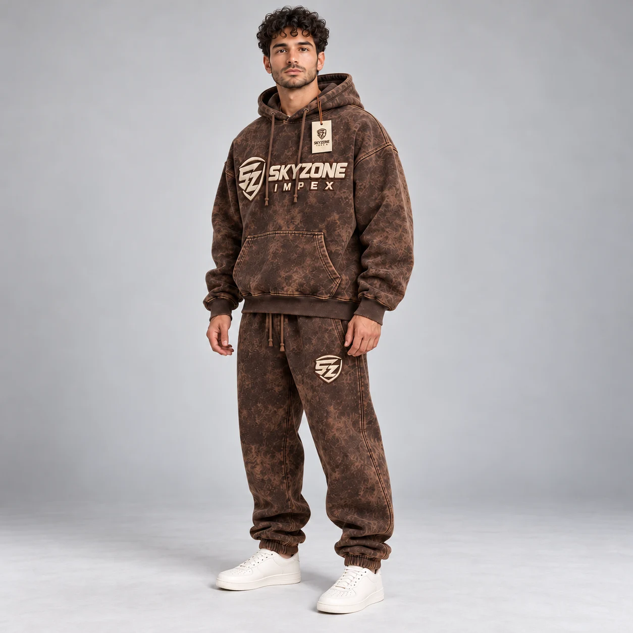 Acid Wash Mens Sweatsuit