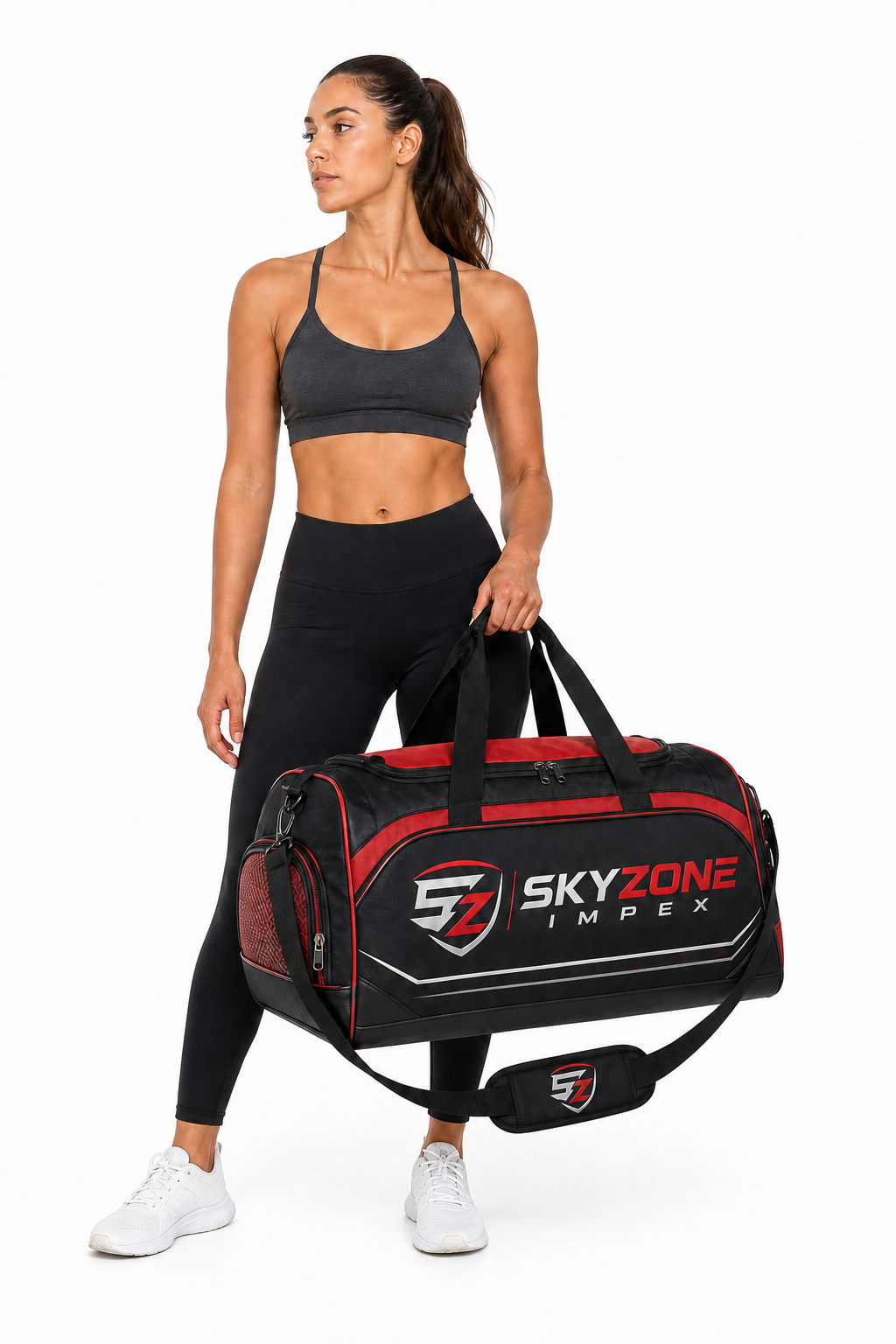 Custom team duffle bag for sports accessories order management