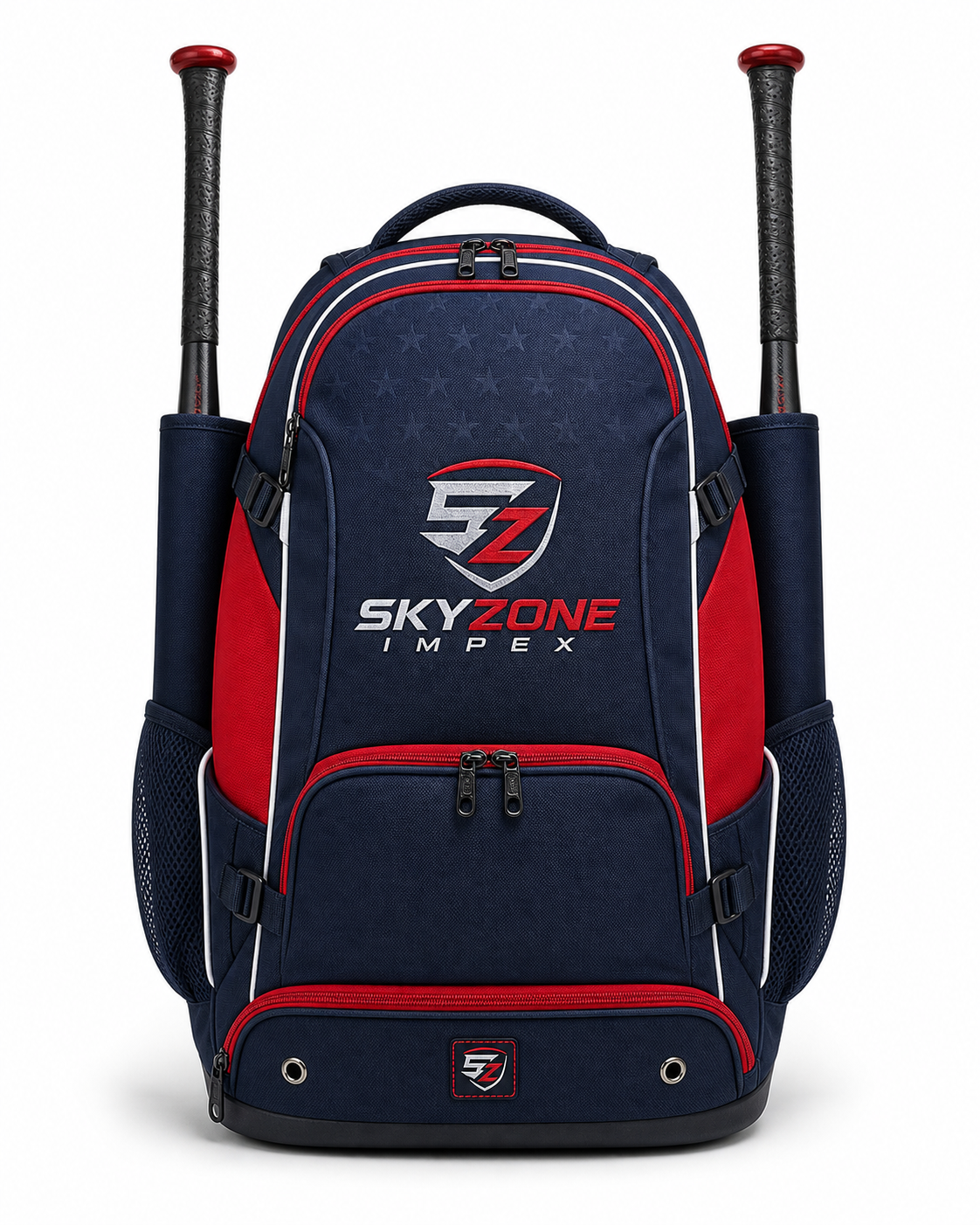 Custom Baseball Player Backpack – USA Team Colors
