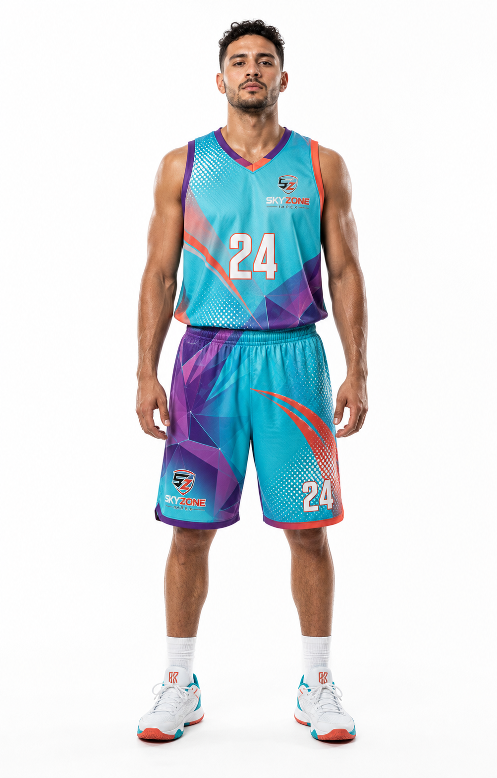Aqua Pulse Pro Custom Basketball Uniform