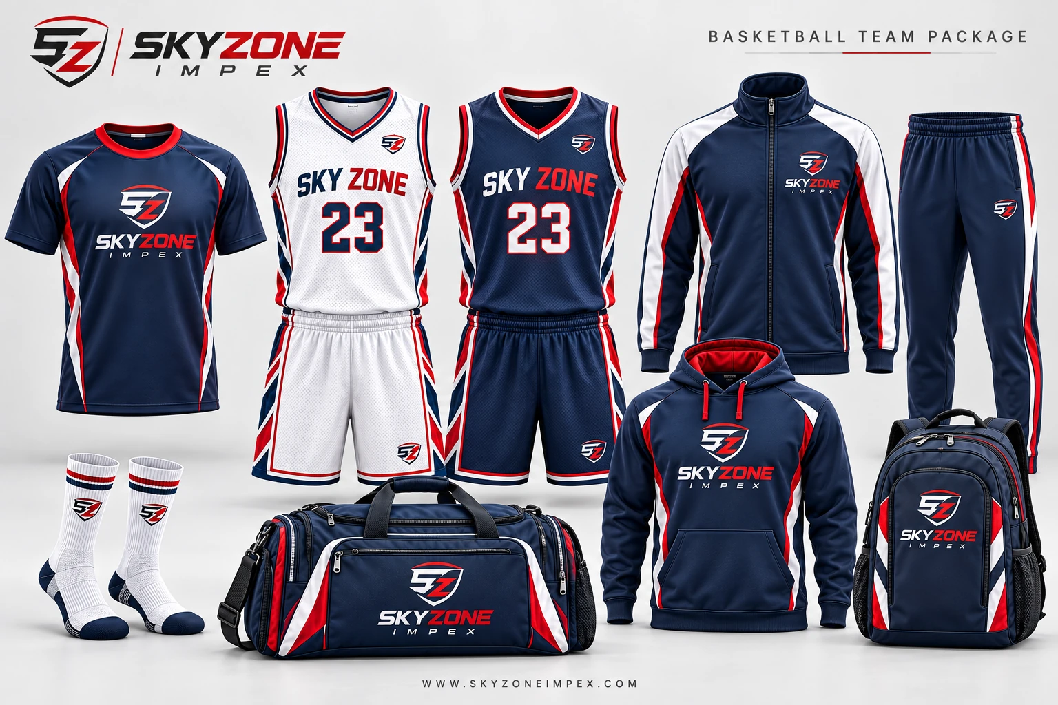 Custom Basketball Uniform Package — Home & Away Teamwear