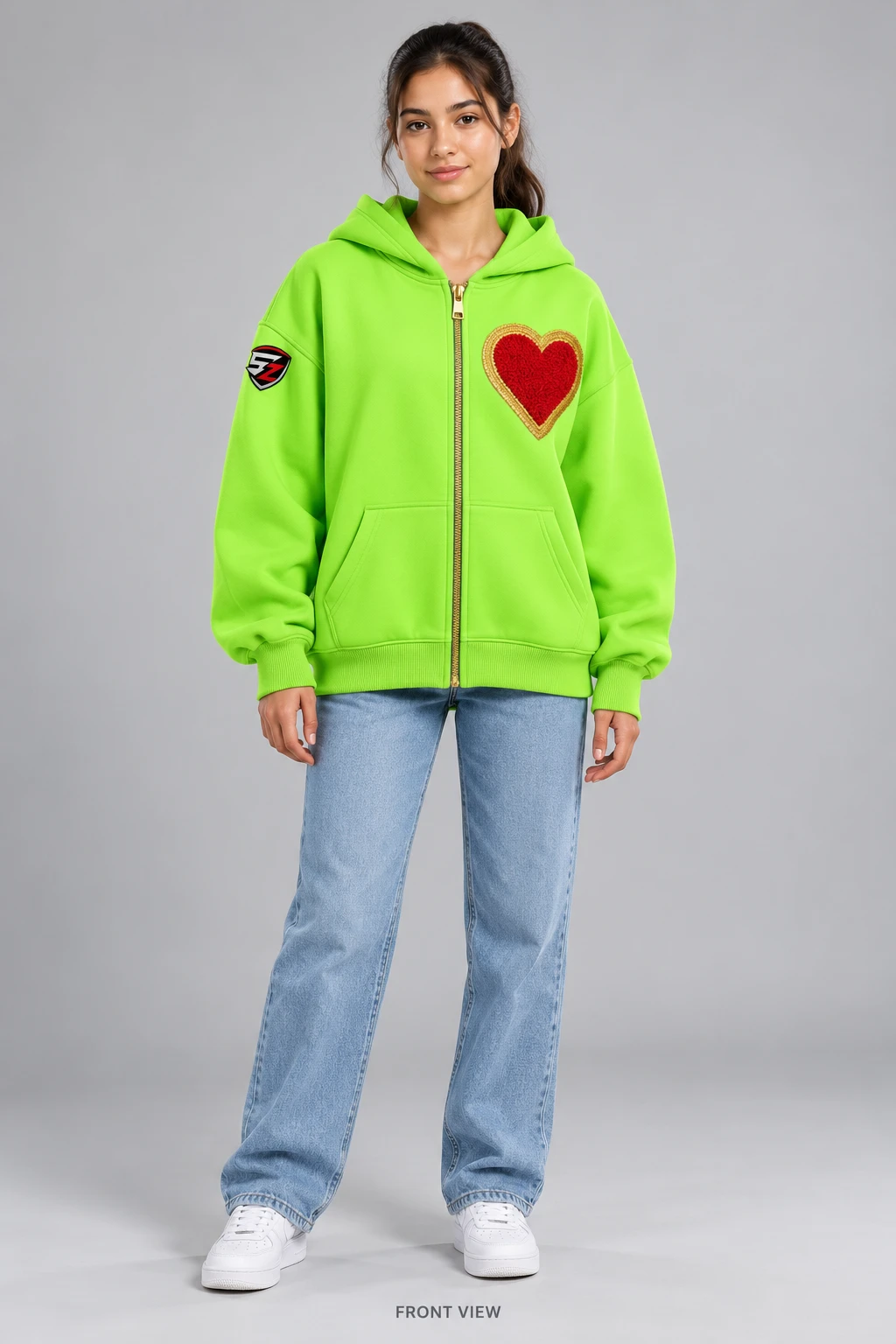 Custom Zip Up Girl's Hoodie