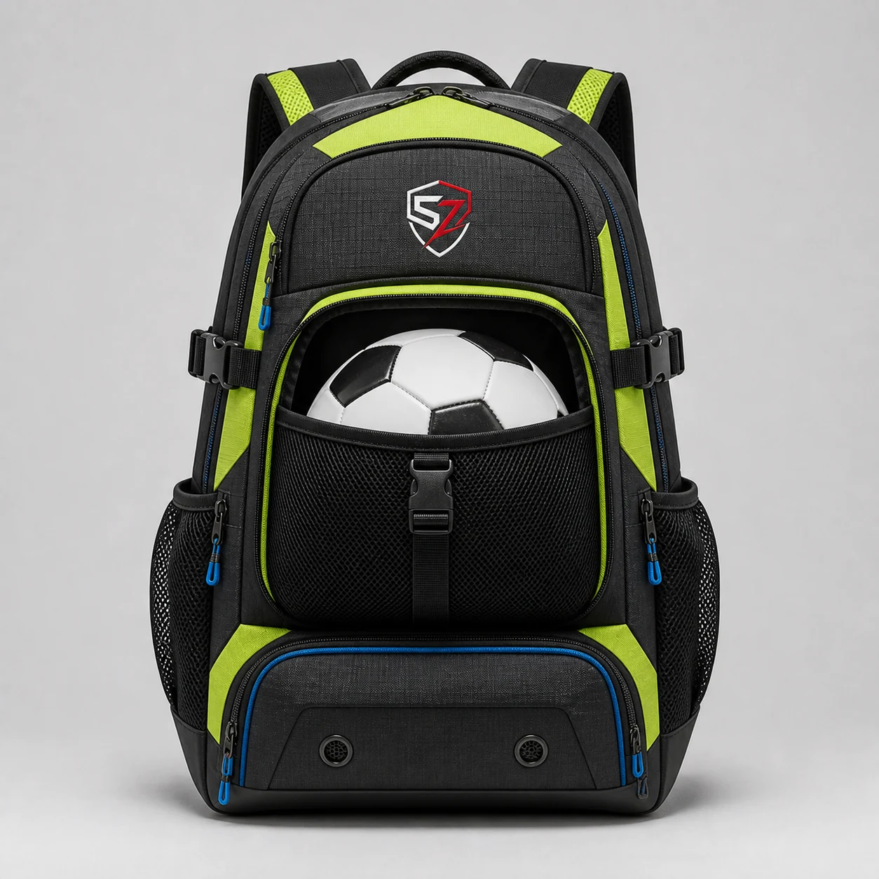 Graphite Volt Custom Football Backpack