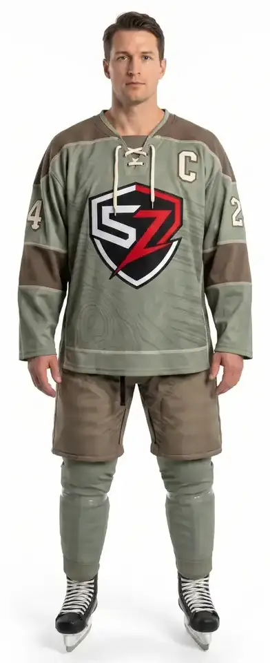 Custom Oversized Heavyweight Heritage Ice Hockey Jersey Vintage Wash Sublimated Pro Cut Hockey Uniform OEM Manufacturer
