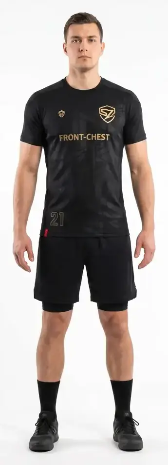 Premium Custom Men's Handball Jersey 200GSM Poly Spandex Minimalist Streetwear Athletic Shirt OEM High Performance Teamwear