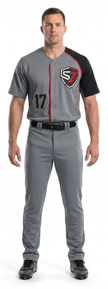 Wholesale Custom Avant-Garde Asymmetric Baseball Jersey 250GSM Engineered Mesh Pro-Cut Athletic Uniform OEM Sialkot Factory