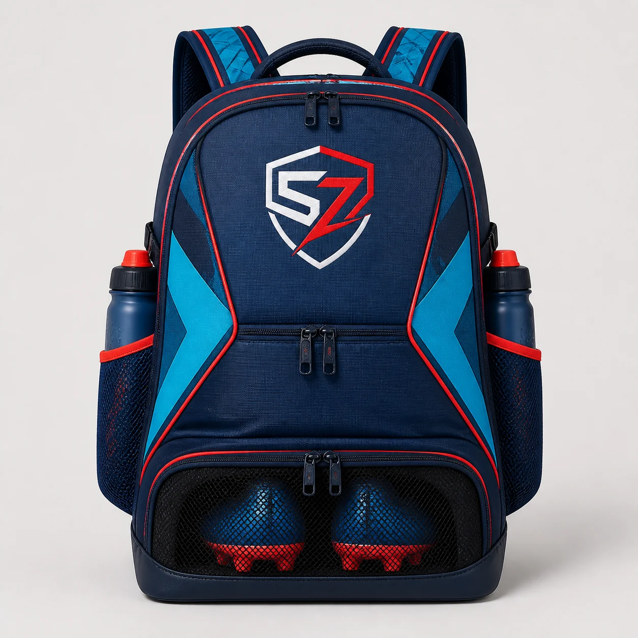 Custom Soccer Player Backpack with Ventilated Boot Compartment
